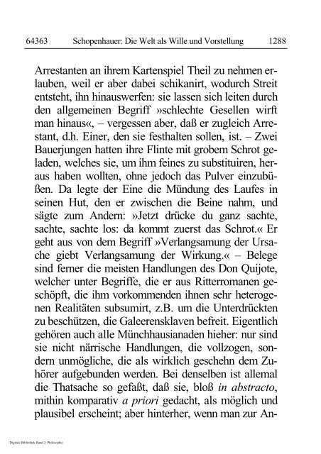 Arthur Schopenhauer - Die Welt als Wille und Vorstellung