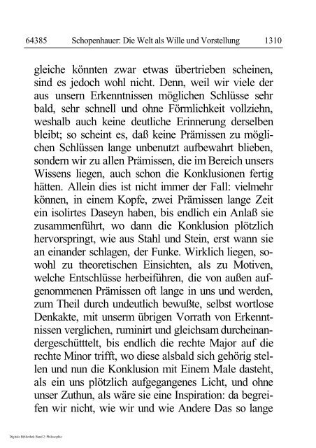 Arthur Schopenhauer - Die Welt als Wille und Vorstellung