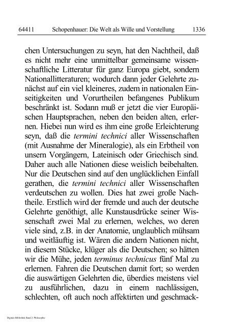 Arthur Schopenhauer - Die Welt als Wille und Vorstellung