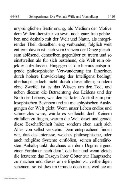 Arthur Schopenhauer - Die Welt als Wille und Vorstellung