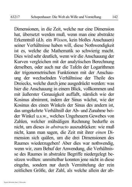 Arthur Schopenhauer - Die Welt als Wille und Vorstellung