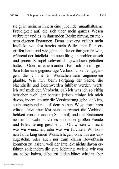 Arthur Schopenhauer - Die Welt als Wille und Vorstellung