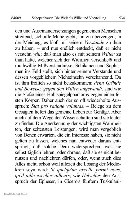 Arthur Schopenhauer - Die Welt als Wille und Vorstellung