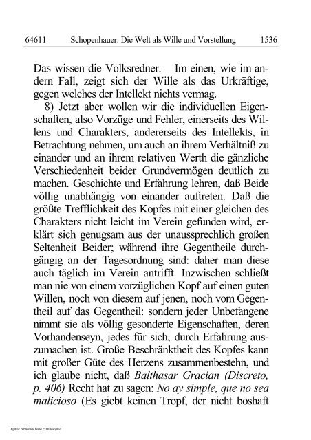 Arthur Schopenhauer - Die Welt als Wille und Vorstellung