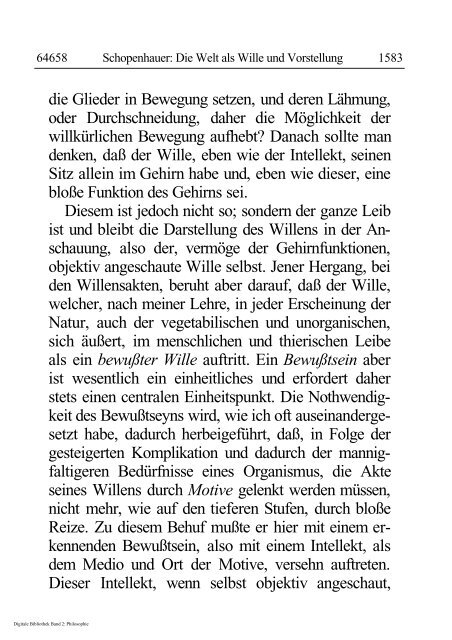 Arthur Schopenhauer - Die Welt als Wille und Vorstellung