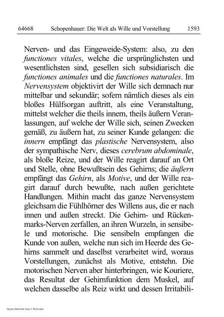 Arthur Schopenhauer - Die Welt als Wille und Vorstellung