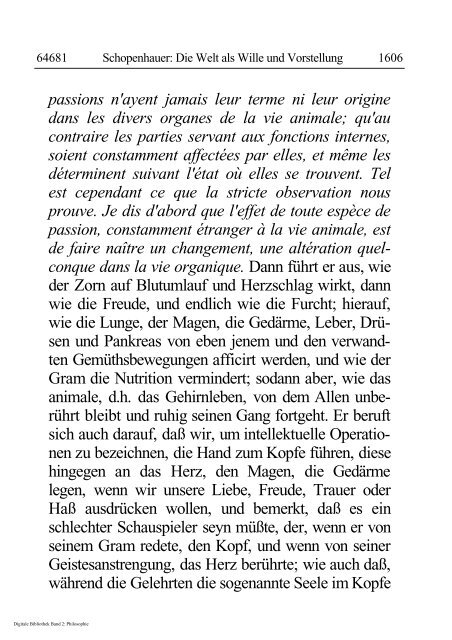 Arthur Schopenhauer - Die Welt als Wille und Vorstellung