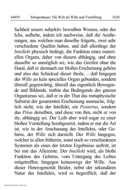 Arthur Schopenhauer - Die Welt als Wille und Vorstellung