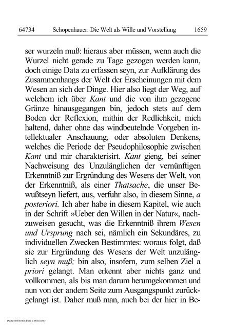 Arthur Schopenhauer - Die Welt als Wille und Vorstellung