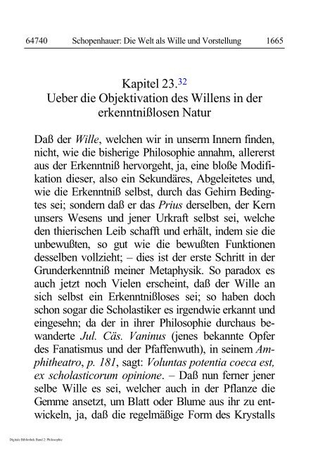 Arthur Schopenhauer - Die Welt als Wille und Vorstellung