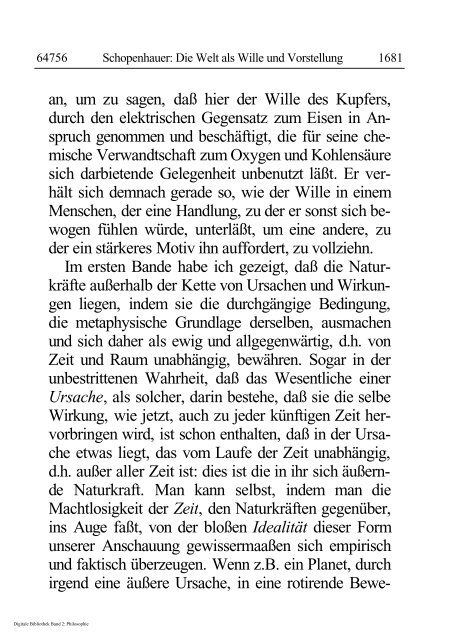 Arthur Schopenhauer - Die Welt als Wille und Vorstellung