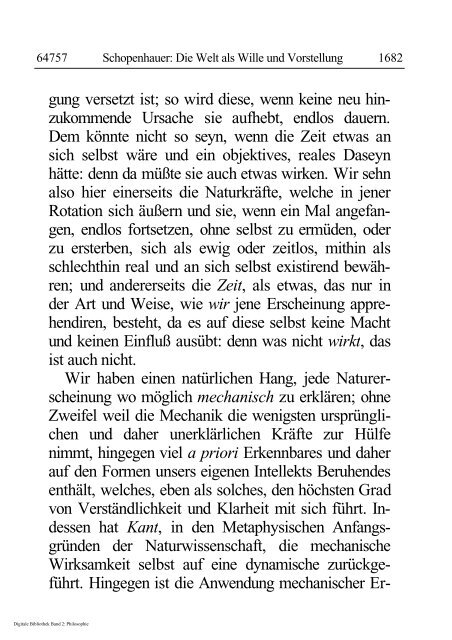 Arthur Schopenhauer - Die Welt als Wille und Vorstellung