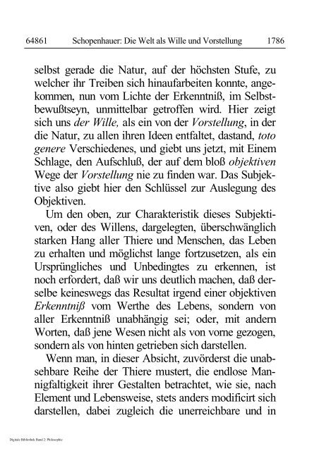 Arthur Schopenhauer - Die Welt als Wille und Vorstellung