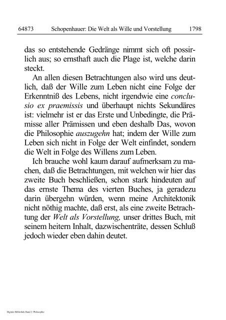 Arthur Schopenhauer - Die Welt als Wille und Vorstellung