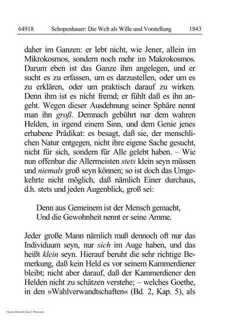 Arthur Schopenhauer - Die Welt als Wille und Vorstellung