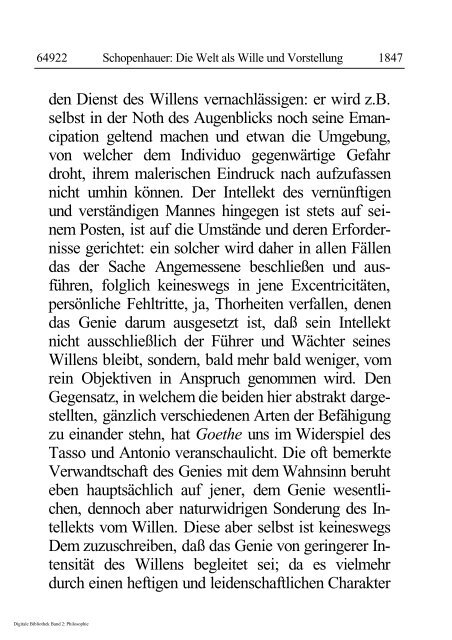 Arthur Schopenhauer - Die Welt als Wille und Vorstellung