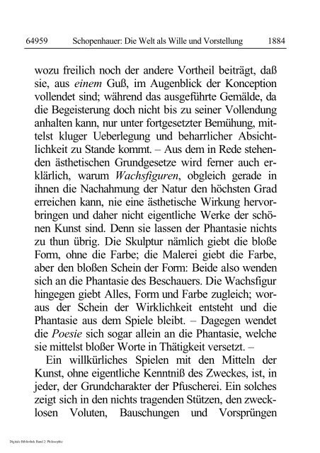 Arthur Schopenhauer - Die Welt als Wille und Vorstellung