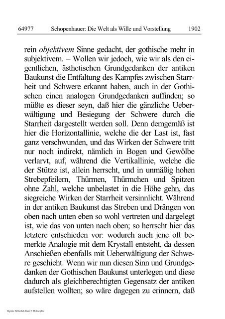 Arthur Schopenhauer - Die Welt als Wille und Vorstellung