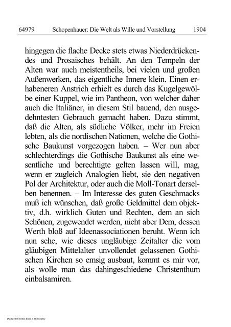 Arthur Schopenhauer - Die Welt als Wille und Vorstellung