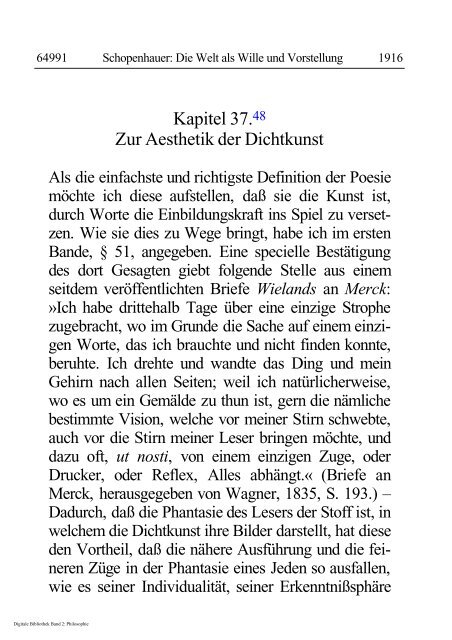 Arthur Schopenhauer - Die Welt als Wille und Vorstellung