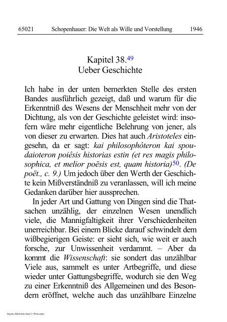 Arthur Schopenhauer - Die Welt als Wille und Vorstellung