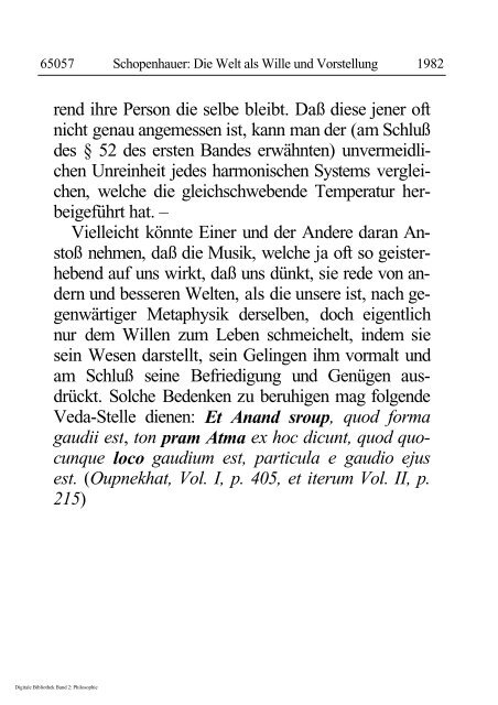 Arthur Schopenhauer - Die Welt als Wille und Vorstellung