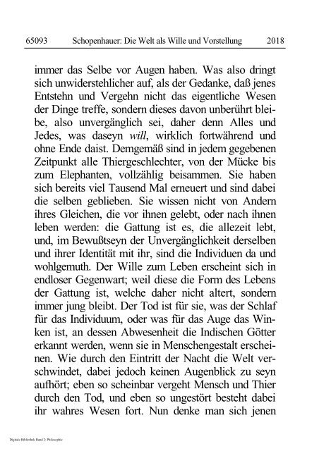 Arthur Schopenhauer - Die Welt als Wille und Vorstellung