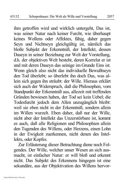 Arthur Schopenhauer - Die Welt als Wille und Vorstellung