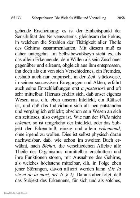 Arthur Schopenhauer - Die Welt als Wille und Vorstellung