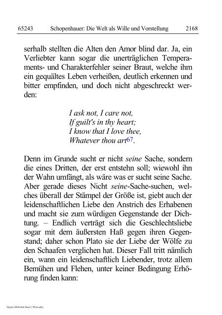 Arthur Schopenhauer - Die Welt als Wille und Vorstellung