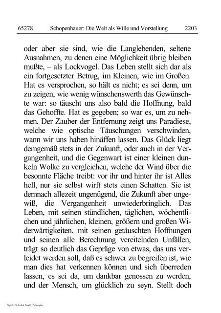 Arthur Schopenhauer - Die Welt als Wille und Vorstellung