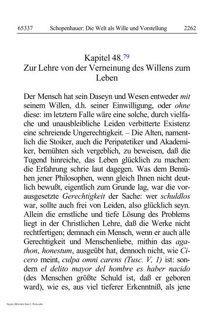 Arthur Schopenhauer - Die Welt als Wille und Vorstellung