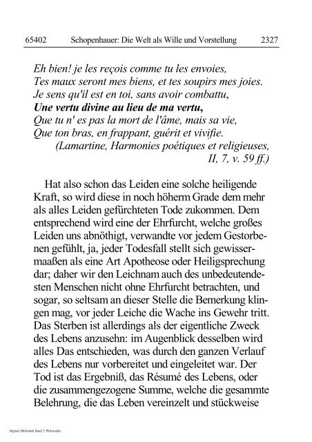 Arthur Schopenhauer - Die Welt als Wille und Vorstellung