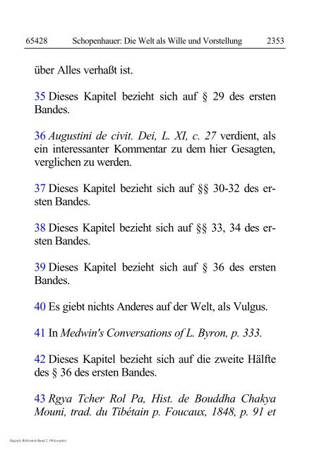 Arthur Schopenhauer - Die Welt als Wille und Vorstellung