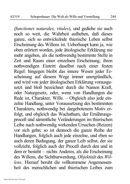 Arthur Schopenhauer - Die Welt als Wille und Vorstellung