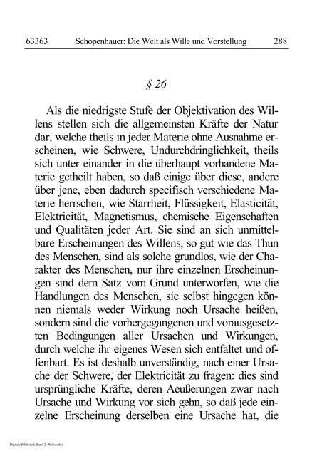 Arthur Schopenhauer - Die Welt als Wille und Vorstellung