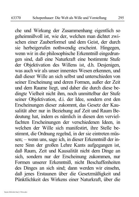 Arthur Schopenhauer - Die Welt als Wille und Vorstellung