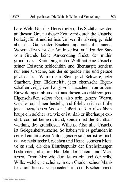 Arthur Schopenhauer - Die Welt als Wille und Vorstellung