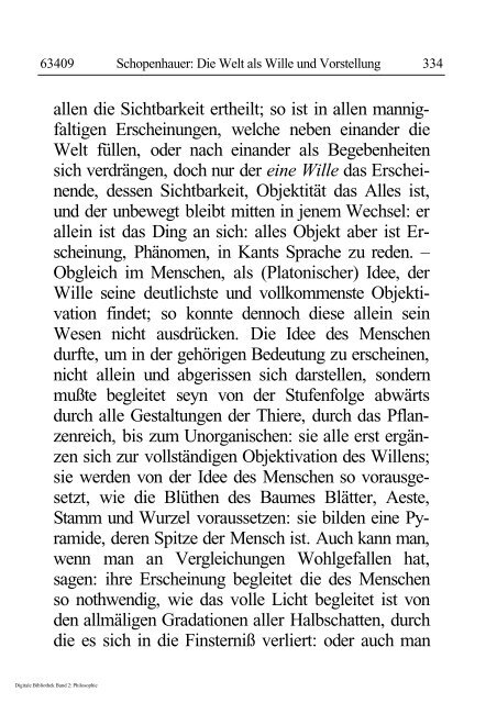 Arthur Schopenhauer - Die Welt als Wille und Vorstellung