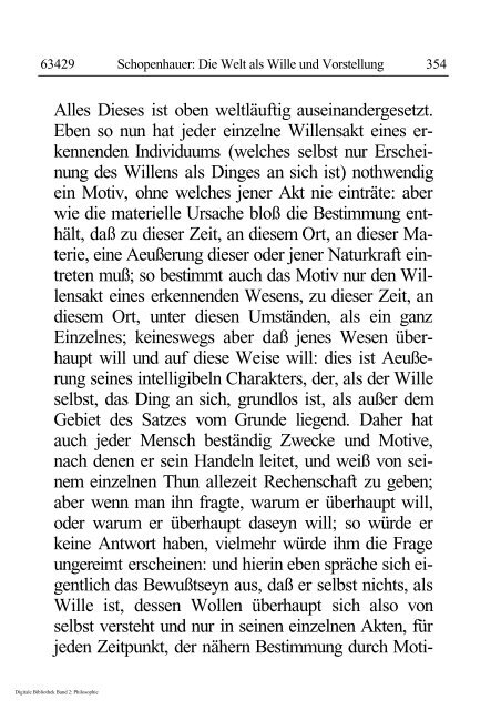 Arthur Schopenhauer - Die Welt als Wille und Vorstellung