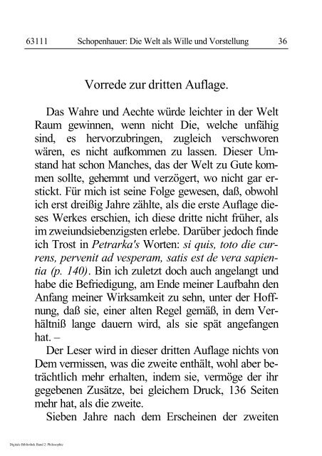 Arthur Schopenhauer - Die Welt als Wille und Vorstellung