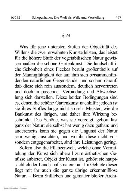 Arthur Schopenhauer - Die Welt als Wille und Vorstellung