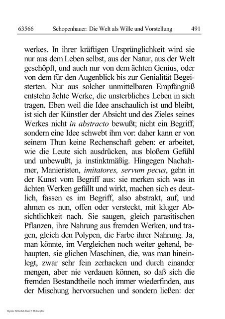 Arthur Schopenhauer - Die Welt als Wille und Vorstellung