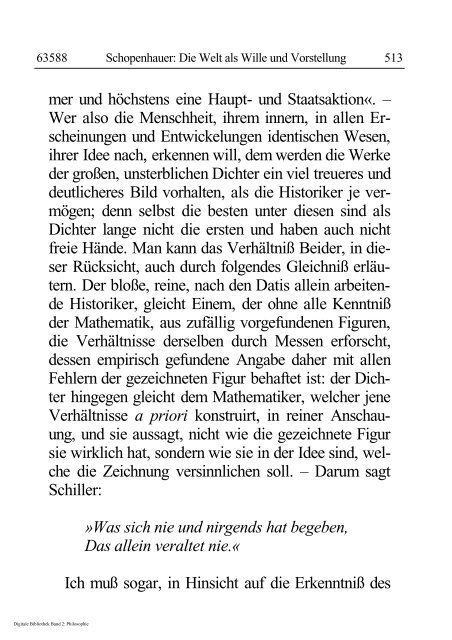 Arthur Schopenhauer - Die Welt als Wille und Vorstellung