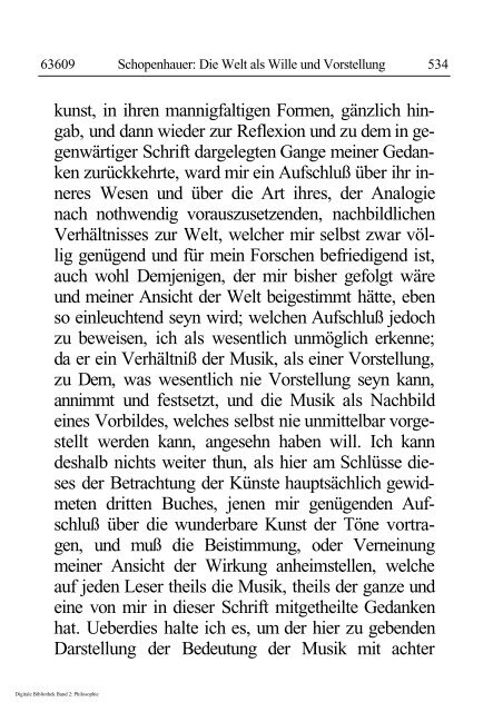 Arthur Schopenhauer - Die Welt als Wille und Vorstellung