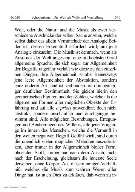 Arthur Schopenhauer - Die Welt als Wille und Vorstellung