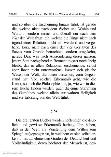 Arthur Schopenhauer - Die Welt als Wille und Vorstellung