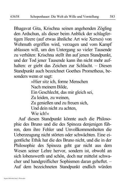 Arthur Schopenhauer - Die Welt als Wille und Vorstellung