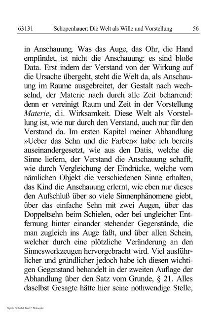 Arthur Schopenhauer - Die Welt als Wille und Vorstellung