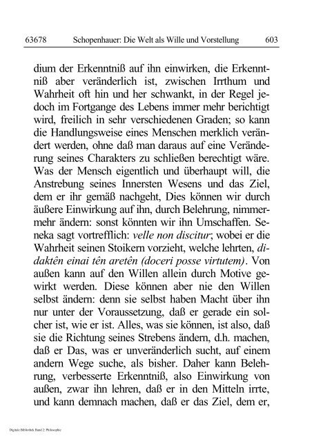 Arthur Schopenhauer - Die Welt als Wille und Vorstellung